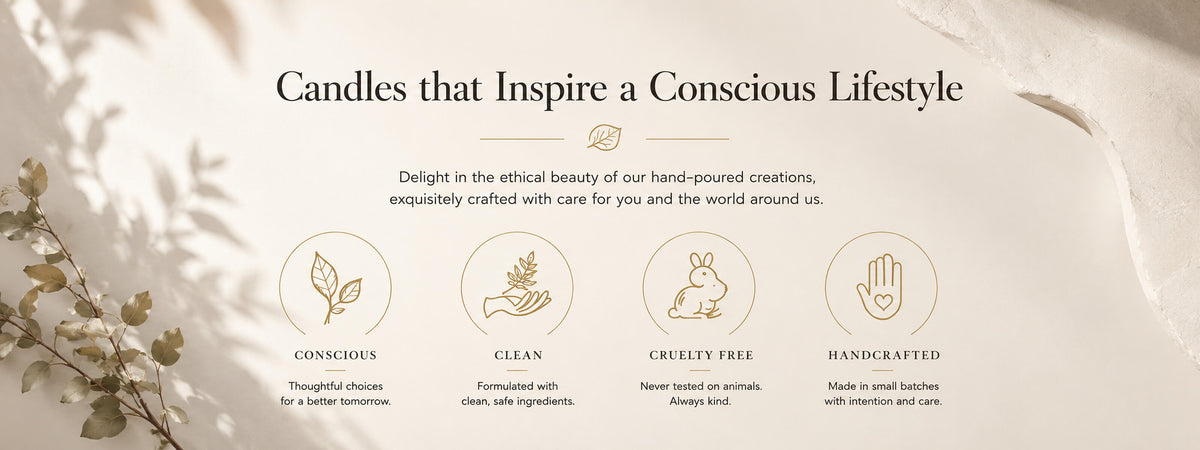 The House of Fairies handcrafted scented candles, made in Cyprus with conscious and cruelty-free values.