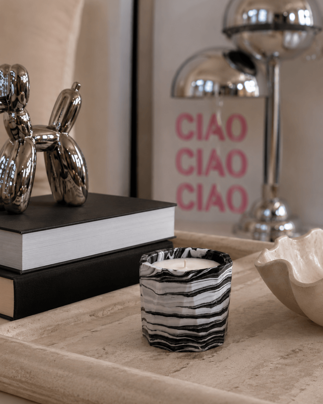 Luxury scented candle inspired by Cyprus, perfect for a gift